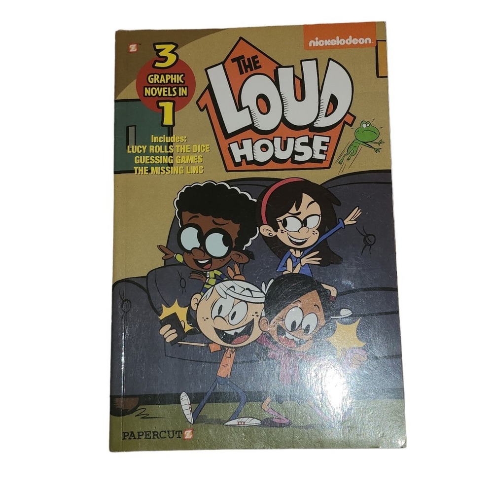 The Loud House 3 Graphic Novels in 1 Nickelodeon Kids Comic‎ Book